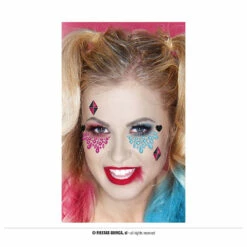 Sticker Face Jewels Dangerous