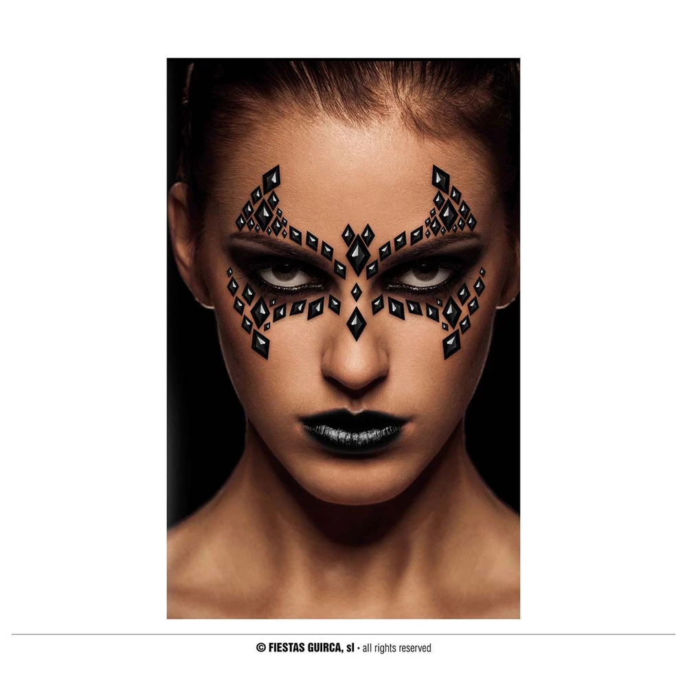 Sticker Face Jewels Bat 3 Sticker Face Jewels Bat