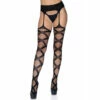 LEG AVENUE Net Garter Belt Stockings -Snazaroo Shop 1954 001 01 4a84085521