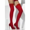 Smiffys Sheer Hold-Ups, Lace Tops Red -Snazaroo Shop 21428 e85b47dd66