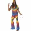 Smiffys 1960s Tie Dye Top And Flared Trousers -Snazaroo Shop 35431 48c23c088d