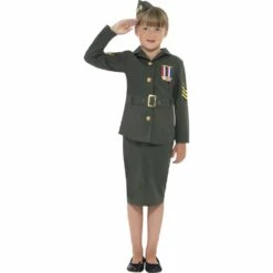 Smiffys WW2 Army Girl Costume