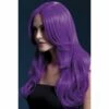Smiffys Fever Khloe Wig, Neon Purple -Snazaroo Shop 42548 9004fb13f0