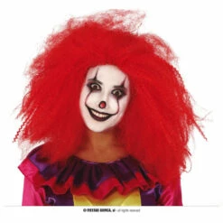 Clown Wig, Red