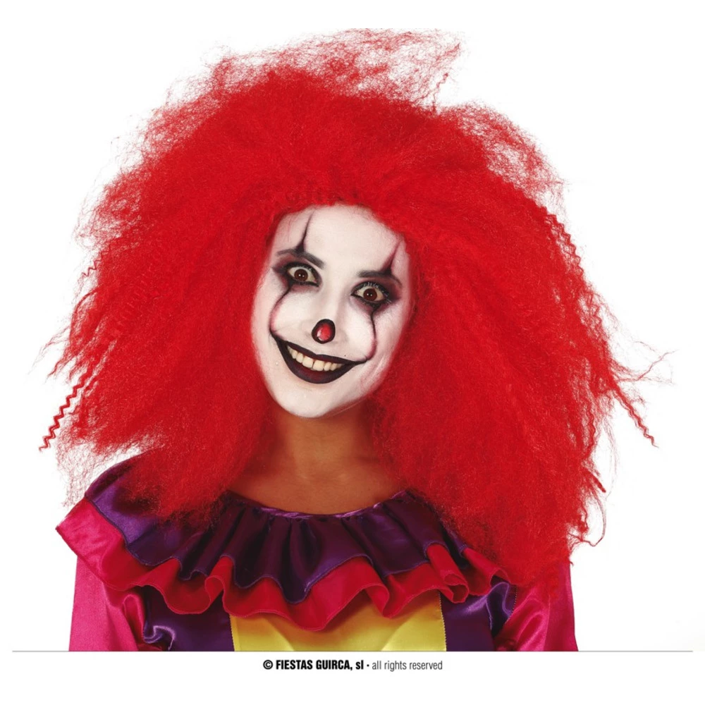 Clown Wig, Red 3 Clown Wig, Red