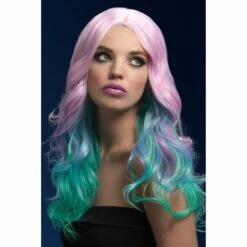 Smiffys Fever Khloe Wig, Pastel Ombre
