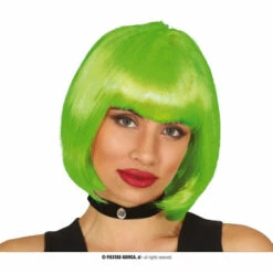 Green Bob Wig