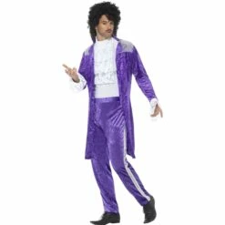 Smiffys 80s Purple Musician Costume -Snazaroo Shop 48004 1 4248528d78