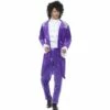 Smiffys 80s Purple Musician Costume -Snazaroo Shop 48004 da85201462