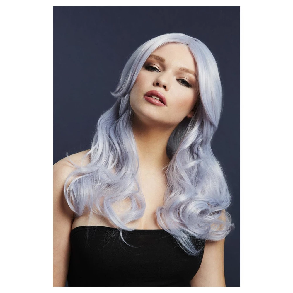 Smiffys Fever Nicole Wig, Silver Lilac 3 Smiffys Fever Nicole Wig, Silver Lilac