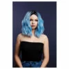Smiffys Fever Cara Wig, Baby Blue