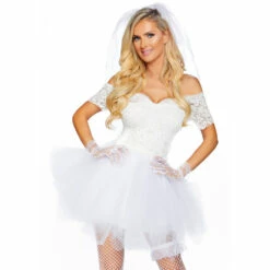 LEG AVENUE Blushing Bride Costume