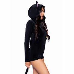 LEG AVENUE Black Velvet Kitty Cat Costume -Snazaroo Shop 87142 001 07 d7928e50f0