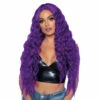 LEG AVENUE Beach Wave Long Wig, Purple -Snazaroo Shop a2880 053 01 5f76ecc88d