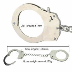 Metal Handcuffs, Silver -Snazaroo Shop d5ab4e894ae753c48799392ccb95f55 da221db82b