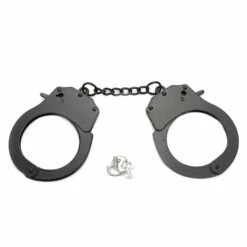 Metal Handcuffs, Black -Snazaroo Shop f6255ee14ae226d4d72b1f28466536a b85e612b58