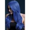 Smiffys Fever Khloe Wig, Wavy With Long Fringe,Neon Blue -Snazaroo Shop fever khloe wig neon blue 2000x 2b11c88a31