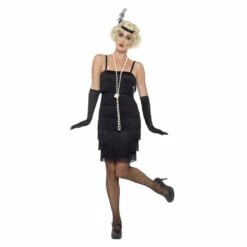Smiffys Flapper Black Costume