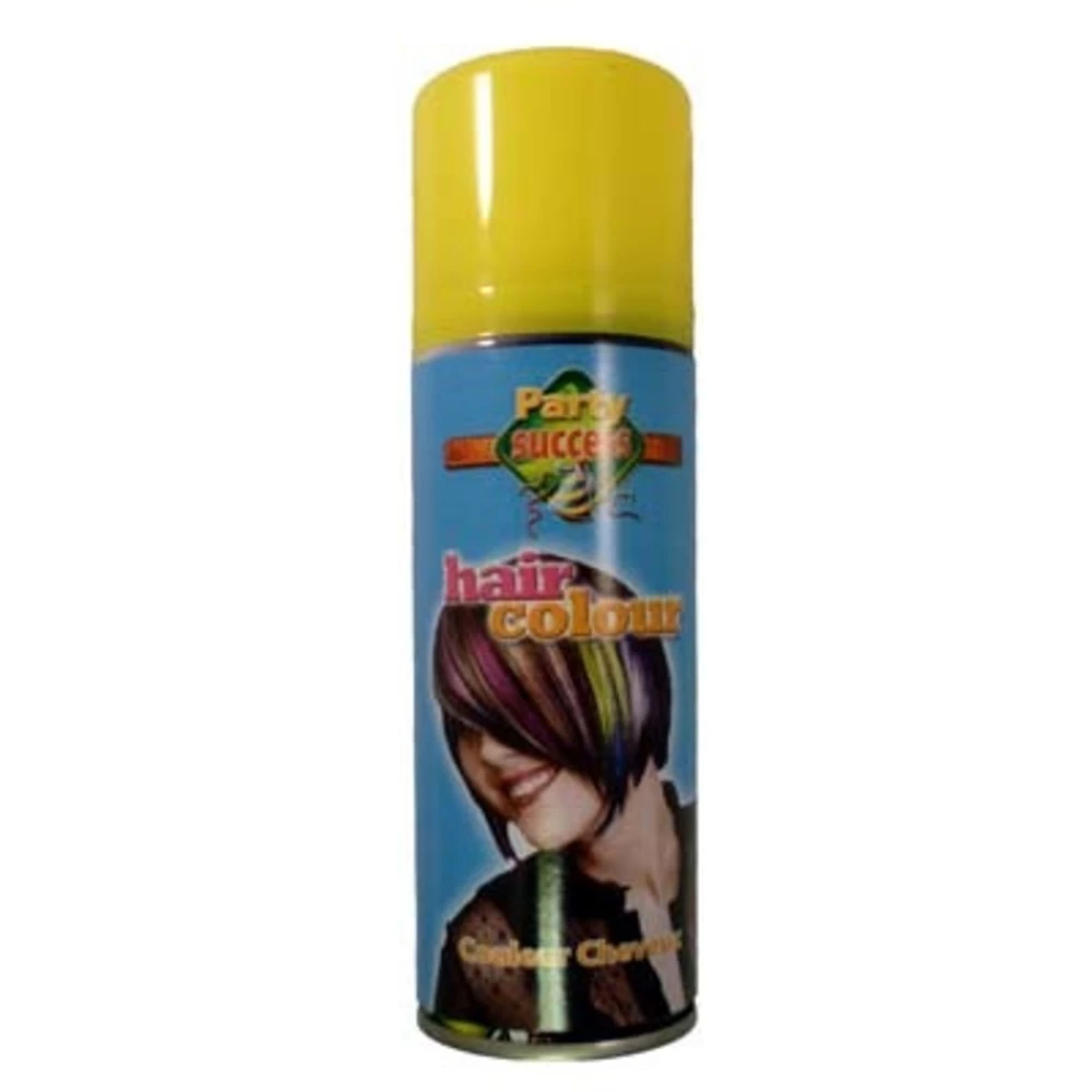 Party Success Yellow Hairspray 125ml 3 Party Success Yellow Hairspray 125ml