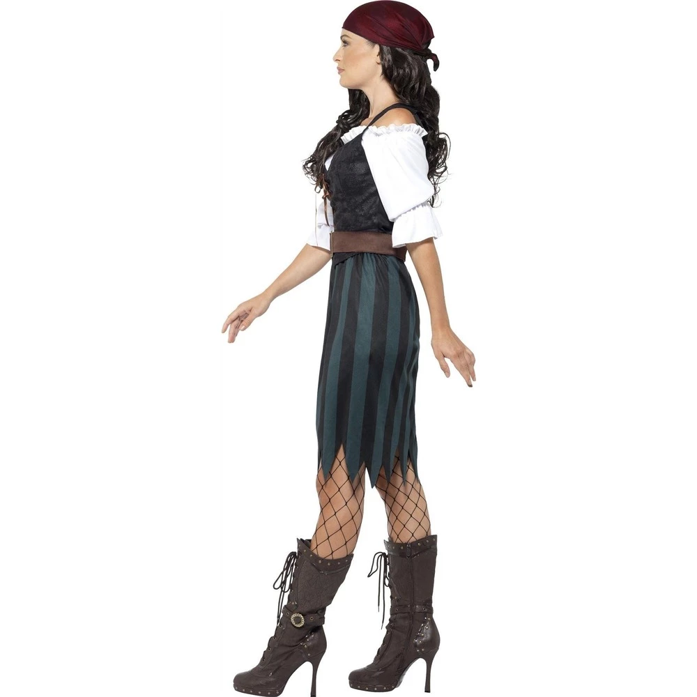 Pirate Deckhand Costume By Smiffys 4 Pirate Deckhand Costume By Smiffys - Image 2