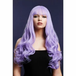 Smiffys Fever Gigi Wig, Violet